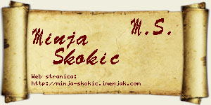 Minja Skokić vizit kartica